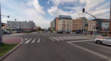 Křižovatka u divadla v centru Zlína je nejrizikovějším místem v kraji