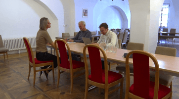 Starostovna se kvůli počasí konala uvnitř radnice