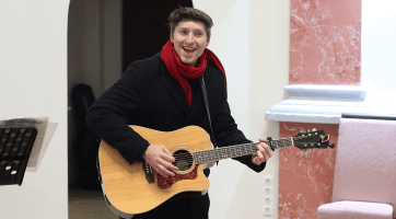 Na předvánoční koncertu se sešli Tom Mikulec a Míša Krobot Rotterová