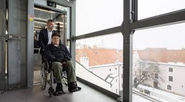 Nový výtah usnadní návštěvu radnice v Kroměříži