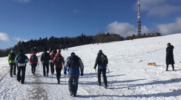 Hodonínští turisté vyrazili už po jednapadesáté na nejvyšší vrchol Bílých Karpat
