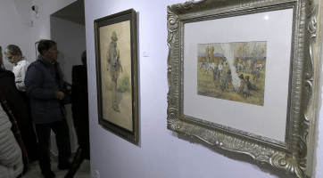 Výstava představuje práce malířů, které inspirovalo Slovácko