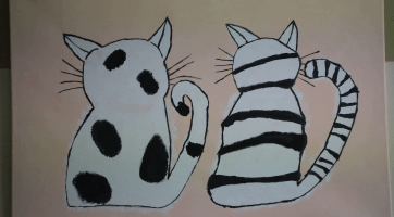 Čekárnu kyjovské porodnice vyzdobila dětská dílka