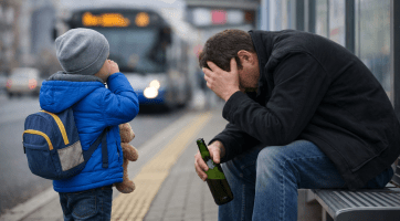 Malé dítě v centru Zlína volalo, že chce k mamince. Jeho otec byl namol opilý