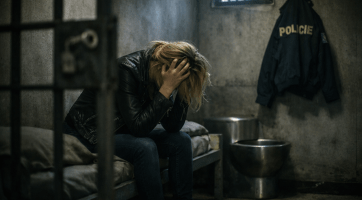 Křičela na policisty a rvala jim dokumenty z ruky. Opilá řidička ze Zlína strávila noc v cele