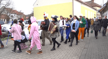 Fašaňkový průvod prošel Blatnicí a připomněl nadcházející půst