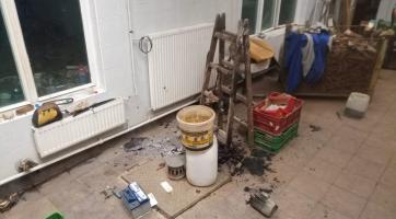 výbuch ve výrobní hale 