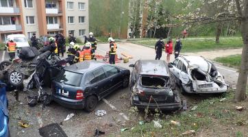 Na Jižních Svazích došlo k vážné dopravní nehodě