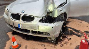 Nehoda v Kroměříži. Foto: HZS ZK