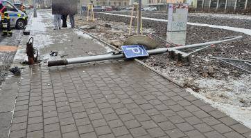 Nehoda v Kroměříži. Foto: HZS ZK