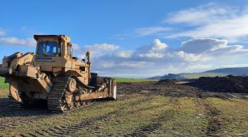 Stavba úseku dálnice D49 začala zemními pracemi