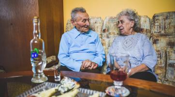 Jaroslav Němec s manželkou. Foto: Kateřina Nosková