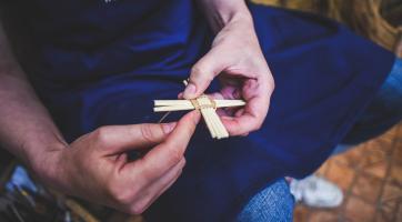 Košíkářství (Romana Jablunková). Foto: Kateřina Nosková