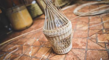 Košíkářství (Romana Jablunková). Foto: Kateřina Nosková