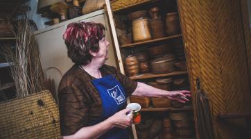 Košíkářství (Dana Ptáčková). Foto: Kateřina Nosková