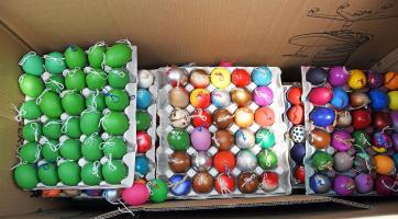 velikonoční výzdoba ve Valašském Meziříčí