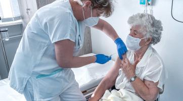 velkokapacitní očkovací místo Na Lapači