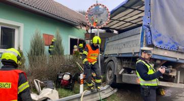 Dopravní nehoda v Březnici