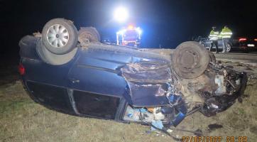 Těžká dopravní nehoda uzavřela hlavní silniční tah u Uherského Brodu