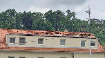 Silné bouřky zasáhly také Zlínský kraj, nejhůř jsou na tom Luhačovice