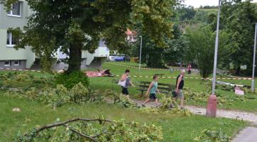 Silné bouřky zasáhly také Zlínský kraj, nejhůř jsou na tom Luhačovice