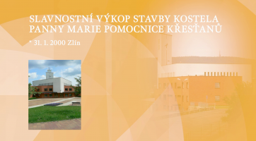 Slavnostní výkop stavby kostela Panny Marie pomocnice křesťanů