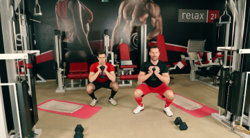 Posilování s Ivanem a Filipem