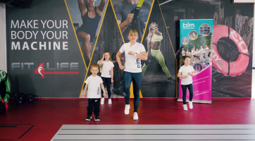 Aerobik pro děti s Bohdanou Krystkovou (1. díl)