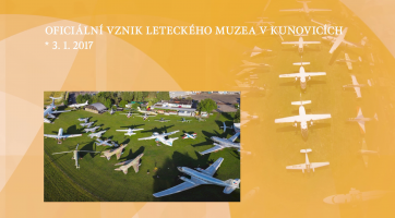 Oficiální vznik Leteckého muzea v Kunovicích