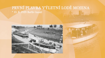 První plavba výletní lodě Mojena