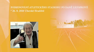 Pojmenování atletického stadionu po Daně Zátopkové