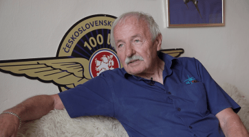Pilot a propagátor letectví Vítězslav Klímek