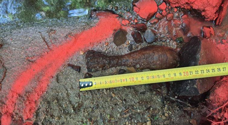 Malý, ale nebezpečný. U Starých Hutí se našel minometný granát