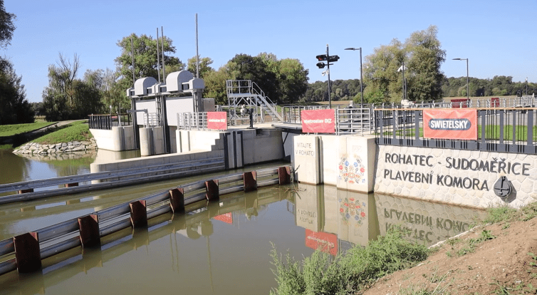 Baťův kanál se konečně prodloužil až do Hodonína