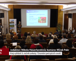 Kraj vyhlásil 3. ročník ankety "Ocenění pečujících osob"