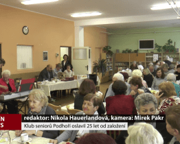 Klub seniorů Podhoří oslavil od 25 let od založení