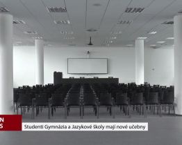 Studenti Gymnázia a Jazykové školy ve Zlíně mají nové učebny