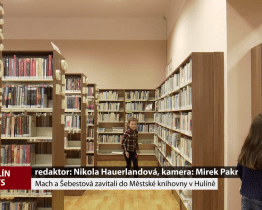 Mach s Šebestovou zavítali do knihovny v Hulíně