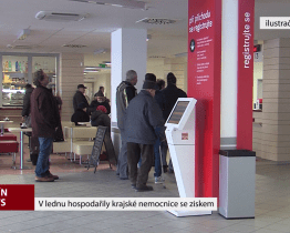 V lednu hospodařily Krajské nemocnice se ziskem