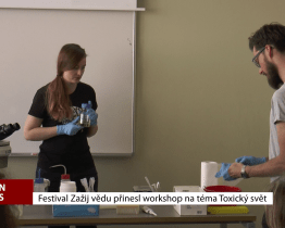 Festival Zažij vědu přinesl workshop na téma Toxický svět
