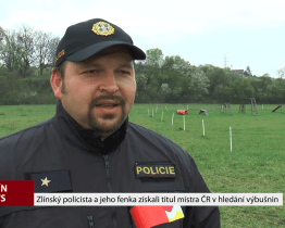 Zlínský policista a jeho fenka získali titul Mistra ČR v hledání výbušnin