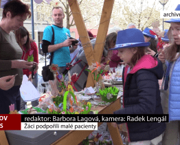 Žáci podpořili malé pacienty