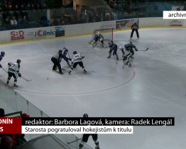 Starosta pogratuloval hokejistům k titulu