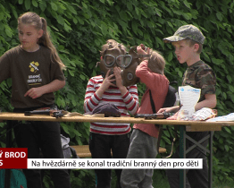 Na hvězdárně se konal tradiční branný den pro děti