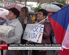 V Uherském Hradišti se konala demonstrace proti Babišovi