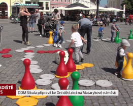 DDM Šikula připravil ke Dni dětí akci na Masarykově náměstí