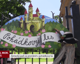Zámecký park se proměnil v pohádkový les