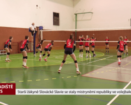 Starší žákyně Slovácké Slávie se staly mistryněmi ČR ve volejbale
