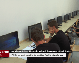 SPŠ OA se opět zapojila do soutěže Rychlé závodní vozy