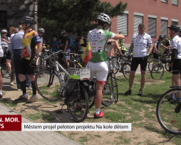 Městem projel peloton projektu Na kole dětem